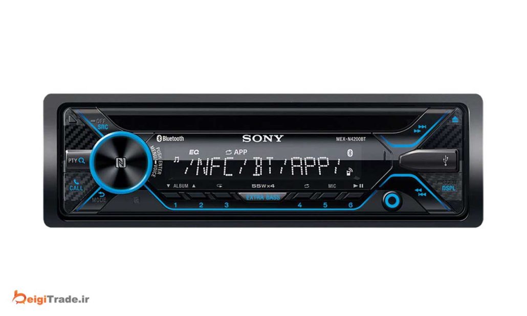 رادیو پخش خودرو سونی مدل MEX-N4200BT