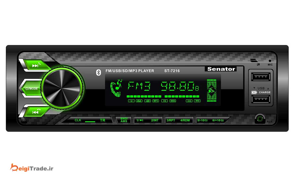 رادیو پخش خودرو سناتور مدل ST-7216