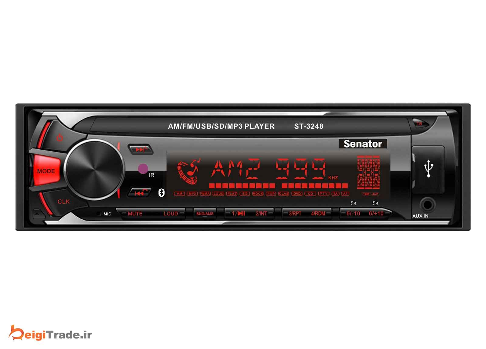 رادیو پخش خودرو سناتور مدل ST-3248