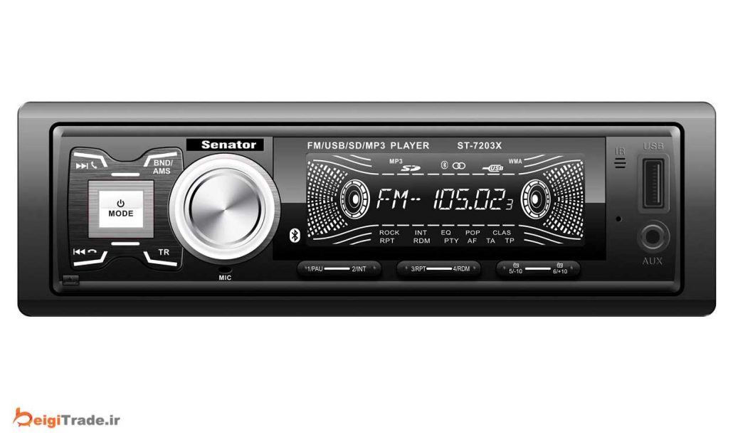 رادیو پخش خودرو سناتور مدل ST-7203X